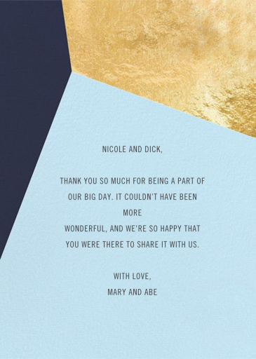 Featured Thanks (Photo) - Thank You Card by Paperless Post - Back