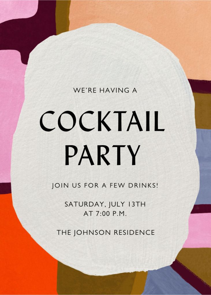 Abstract Frame Invitation