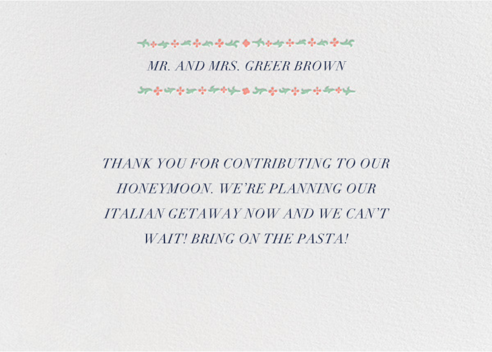 Kashmir II (Thank You) - Greeting Card by Paperless Post