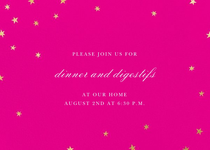 Nightly (Tall) - Cocktail Party Invitation by Paperless Post