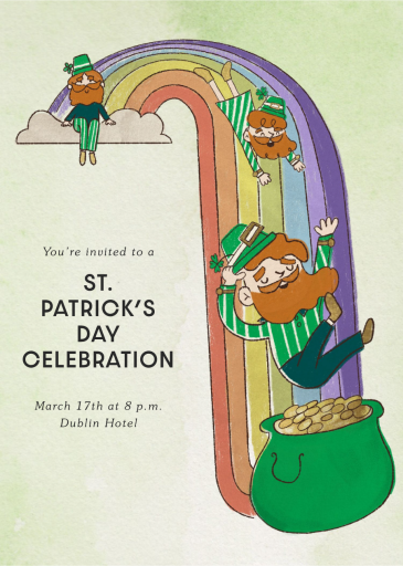 Rainbow’s End - St. Patrick's Day Invitation by Paperless Post