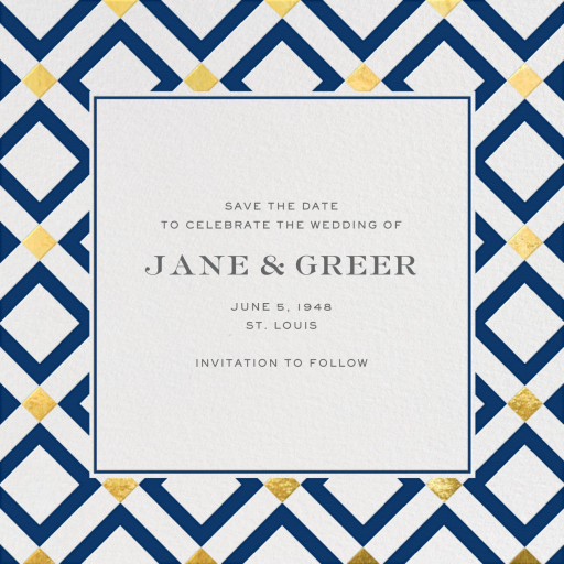 Gold Diamond Tile by Jonathan Adler