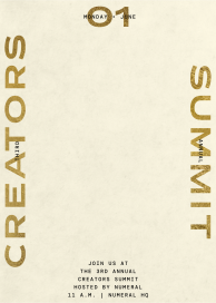 Linear Type - Business Event Invitation by Kelly Wearstler