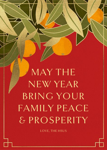 Tangerine Tree - Lunar New Year Card by Paperless Post