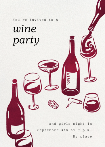 Vino Vidi Vici - Get-Together Invitation by Paperless Post