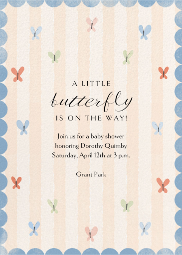 So Fly - Baby Shower Invitation by Paperless Post