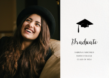 Photo Spread - Graduation Announcement by Paperless Post