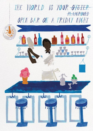 Gimlet for the Grad - Moving Announcement by Mr. Boddington's Studio