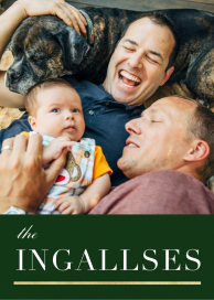 3/4 Portrait (Photo) - Holiday Card by Paperless Post