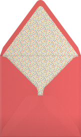Sweet Cupcake Birthday Invitation Envelope