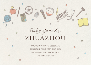 A Little Choosy - First Birthday Invitation by Paperless Post