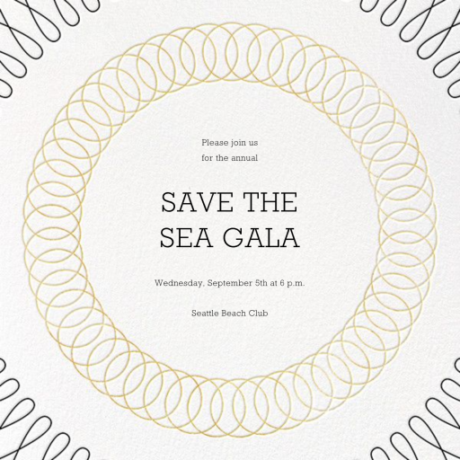 Spirals (Save the Date) - Gala Invitation by Paperless Post