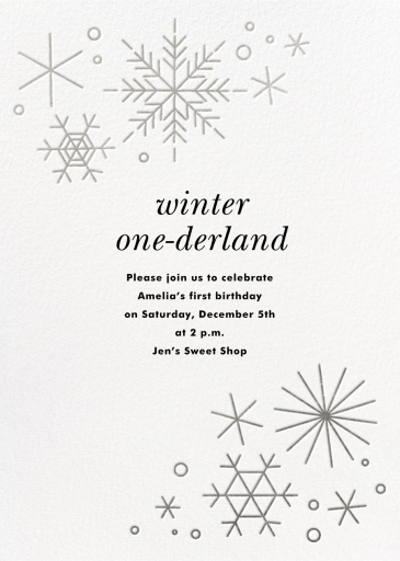 No Two Alike - First Birthday Invitation by Paperless Post