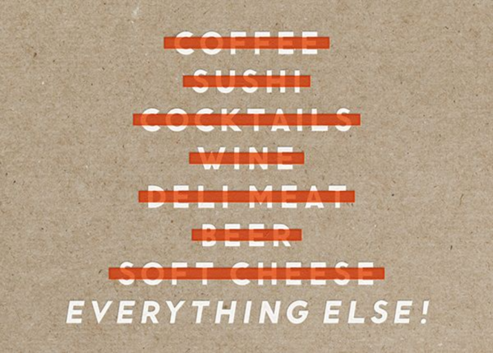 Pregnancy Eat List by The Indigo Bunting