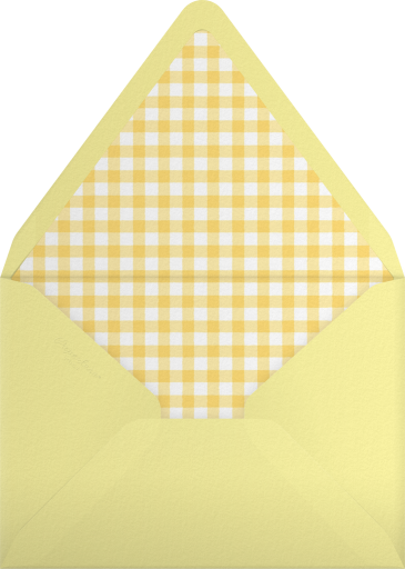 Turkey Butter Dish Thanksgiving Invitation Envelope