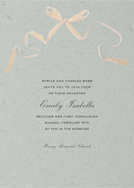 Pink Tie Affair - First Communion Invitation by Paperless Post