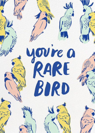 Rare Bird - Thank You Card by Hello!Lucky