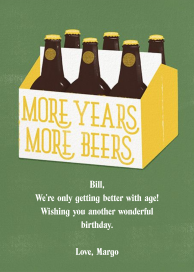 Reeling in the Years - Birthday Card by Derek Blasberg