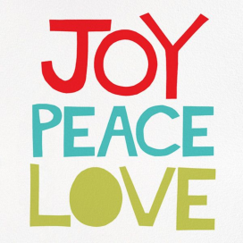 Tricolor Tidings - Holiday Card by Ashley G