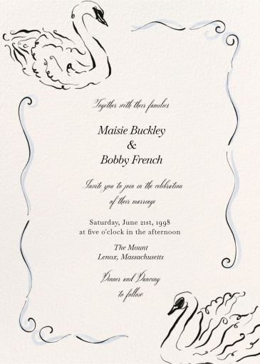 The Swans by Ten Story Stationery