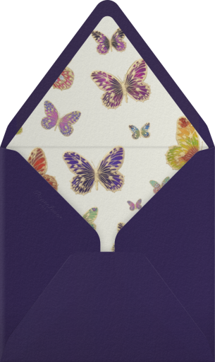 Hand Painted Butterfly - Bernard Maisner Envelope