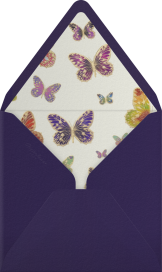 Hand Painted Butterfly - Bernard Maisner Envelope