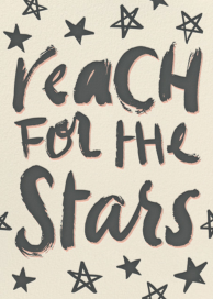 Reach for the Stars - Graduation Card by Hello!Lucky