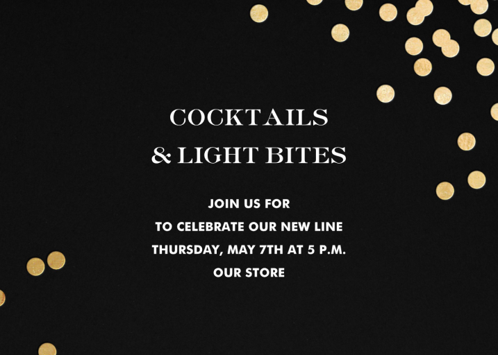 Confetti kate spade new york - Cocktail Party Invitation by kate spade new york