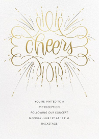 Curlicue Cheers - VIP Event Invitation by Paperless Post