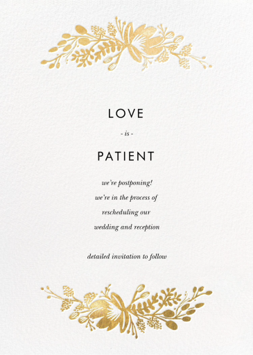 Floral Silhouette (Invitation) by Rifle Paper Co.