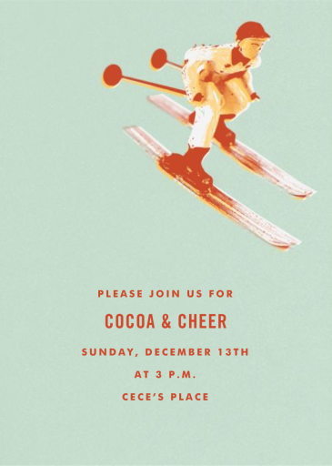 St. Mortiz in the 60s - Sports Invitation by Paperless Post