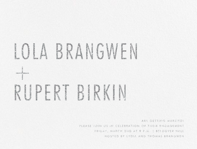 Somme I - Save the Date by Paperless Post