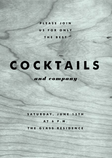 Wood Stain by Paperless Post