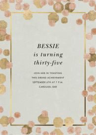 Hex Frame - Birthday Invitation by Kelly Wearstler