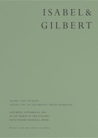 Fulton - Wedding Invitation by Paperless Post