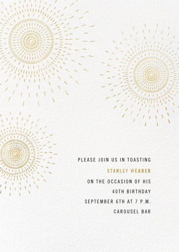 Firework - Birthday Invitation by Paperless Post