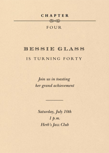 A New Chapter by Paperless Post