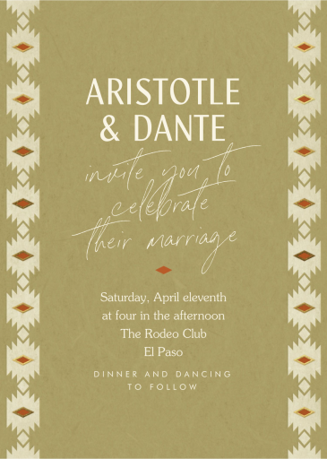 Pueblo - Invitation by Paperless Post