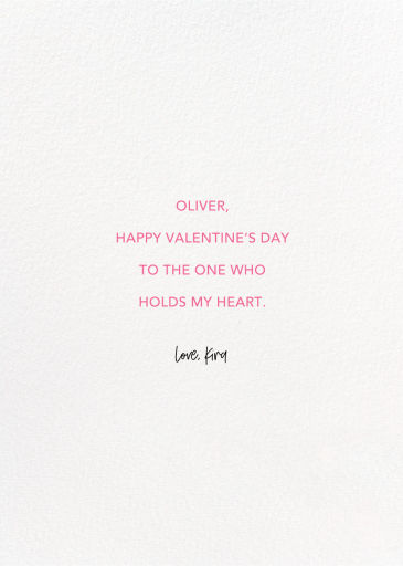 Married Edition - Valentine's Day Card by 2021 Co. - Back