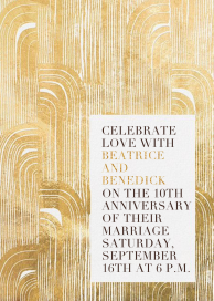 Plume - Kelly Wearstler - Celebration Invitation by Kelly Wearstler
