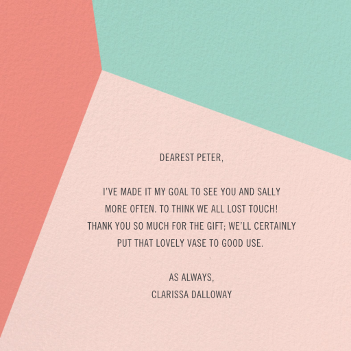 Featured Thanks by Paperless Post - Back