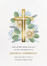 Palm Sunday - Baptism & Christening Invitation by Paperless Post