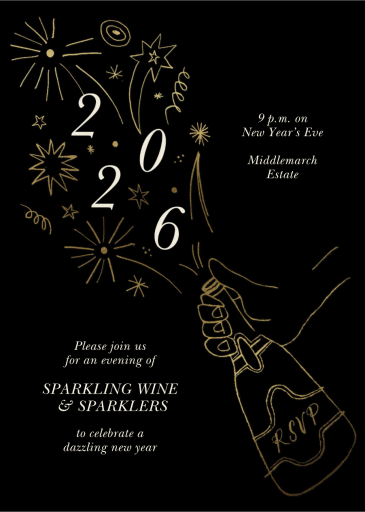 Pop Off - New Year's Eve Invitation by Paperless Post