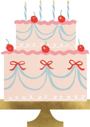 Vintage Cake Cutout by Meri Meri