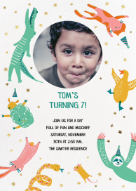 Jump In - Birthday Invitation by Hello!Lucky