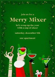 Cheers and Cheer - Holiday Party Invitation by Hello!Lucky