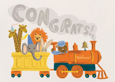 Little Engine Congrats by Rifle Paper Co.