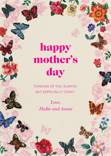 Nature Frame - Mother's Day Card by Nathalie Lété