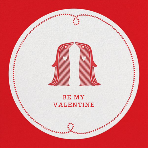 Penguin Love ll - Valentine's Day Card by Jonathan Adler