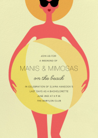 Clothing Optional - Pool Party Invitation by Paperless Post